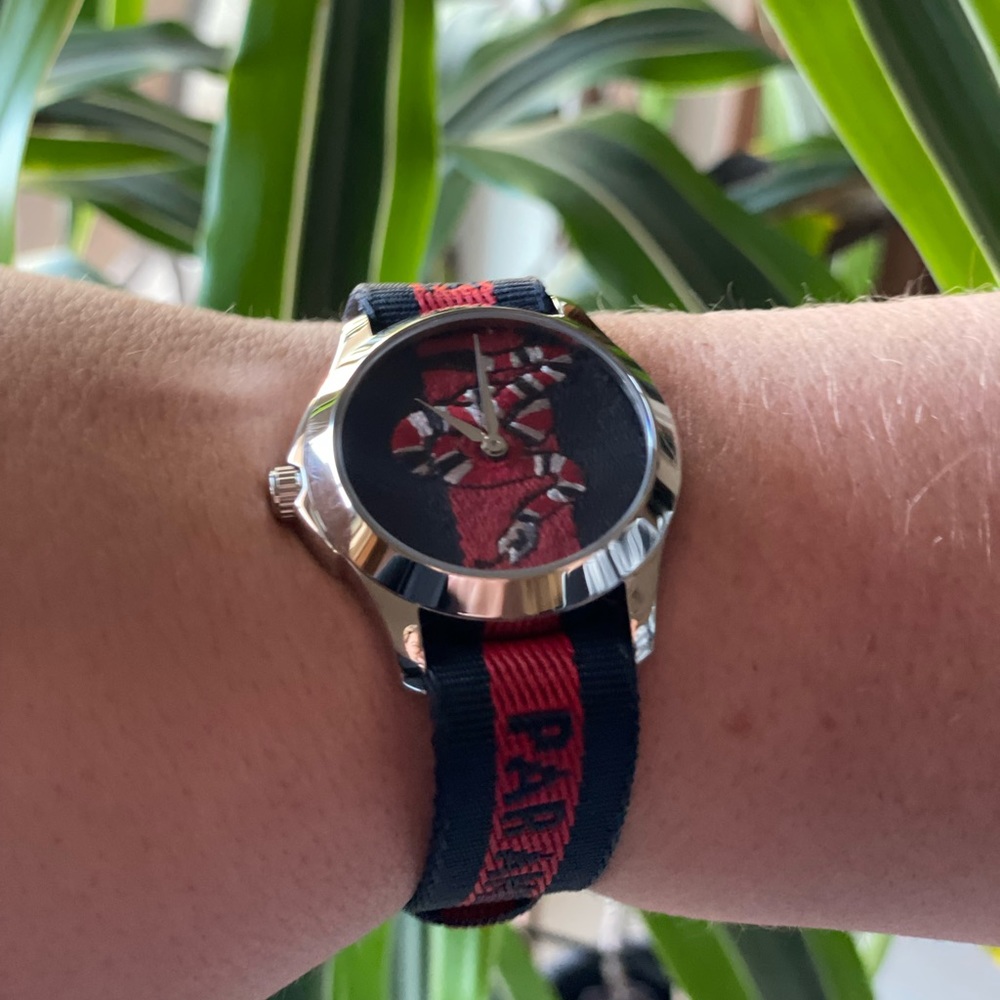 GUCCI Le Marché des Merveilles Watch snake for men or women. Snake watch. - Picture 13 of 14